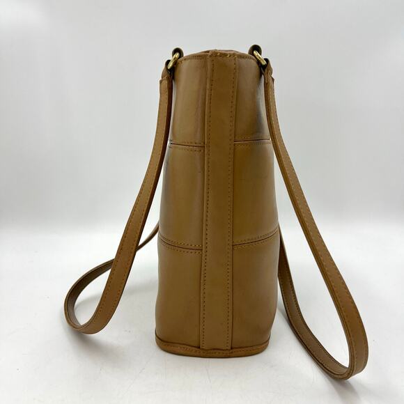 Coach Tribeca Shopper 9098 Toffee Leather Purse Bag Handbag - Picture 9 of 14